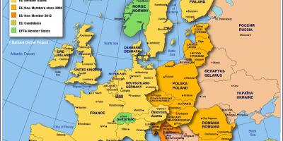 Moskva na mapě evropy