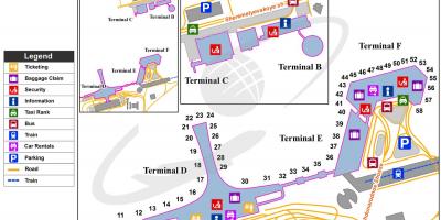 SVO terminálu mapě