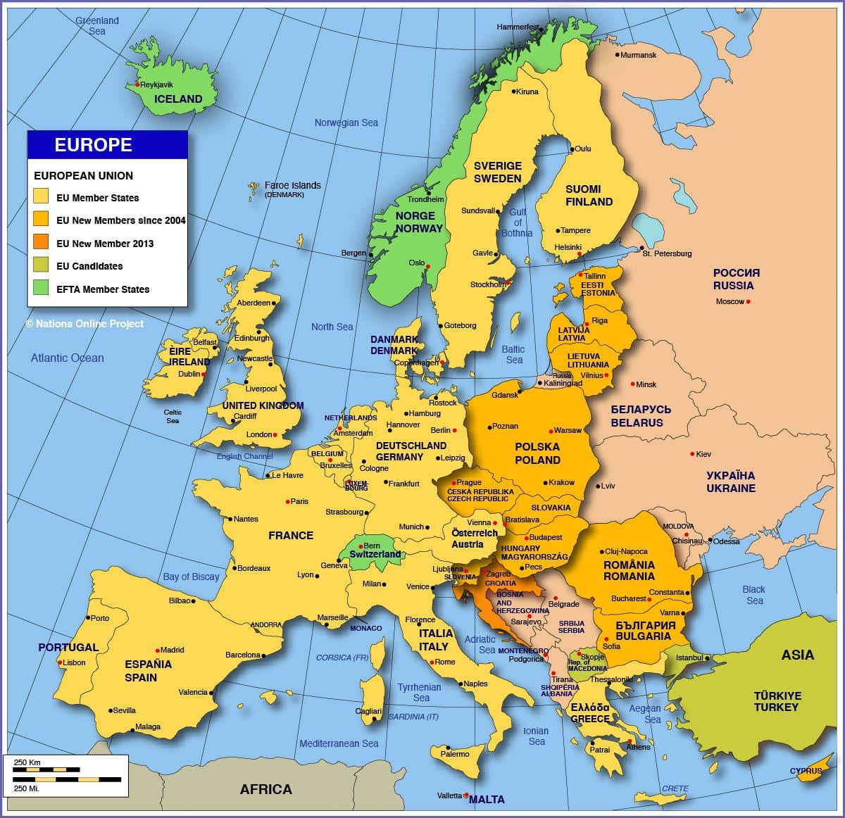 Moskva umístění na mapě světa