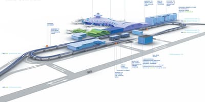 Mapa letiště Vnukovo