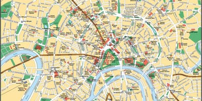 Moskva mapa města