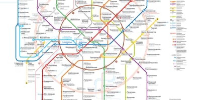 Metro Moskva mapě