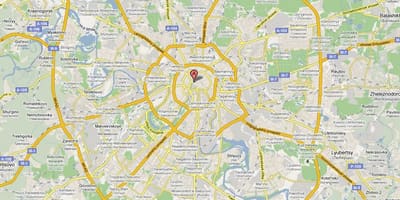 Moskva předměstí mapa